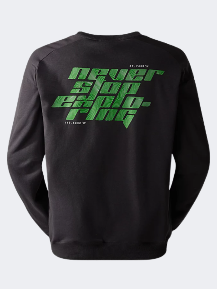 The North Face Graphic Unisex Lifestyle Sweatshirt Asphalt Grey