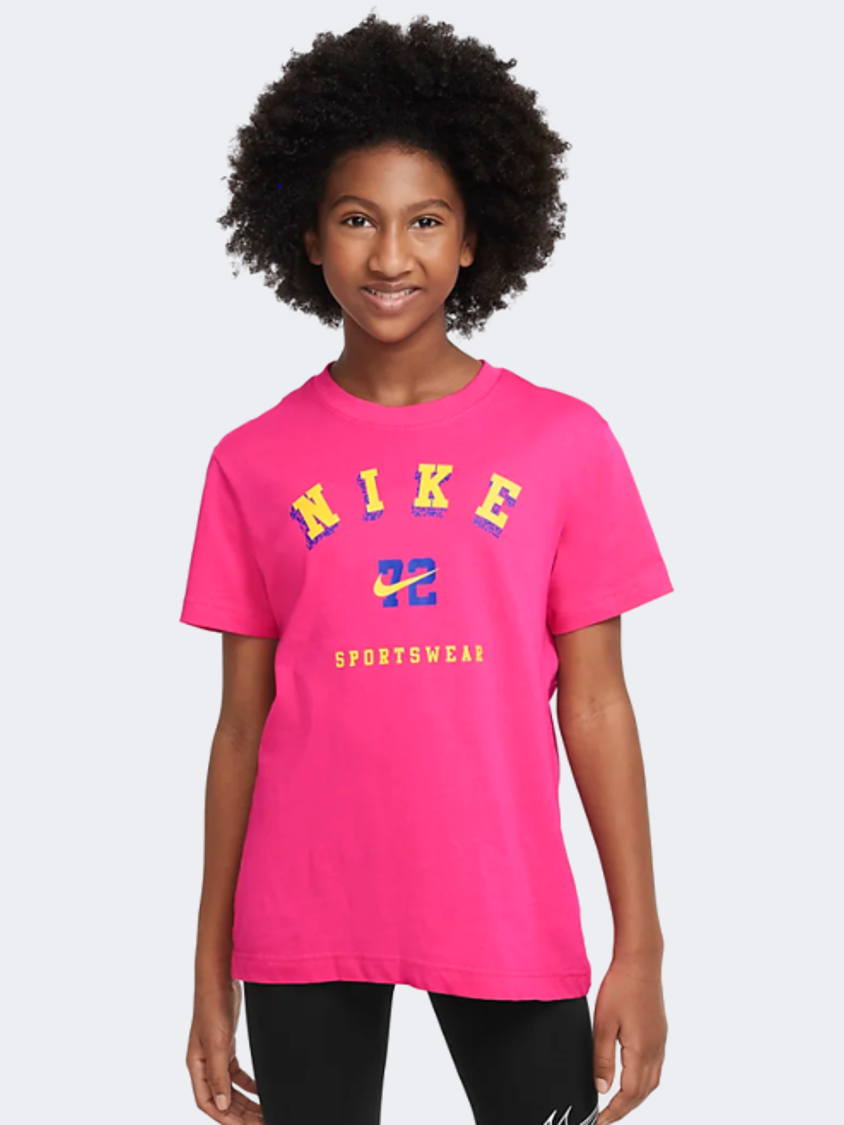 Nike Sportswear Girls Training T-Shirt Fuchsia – Mike Sport Iraq