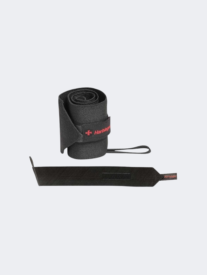 Harbinger Pro Thumb Loop Fitness Supports Black