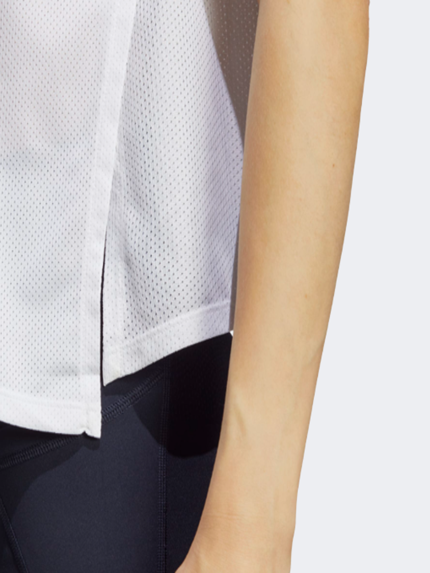 Adidas Hiit Aeroready Quickburn Women Training T-Shirt White