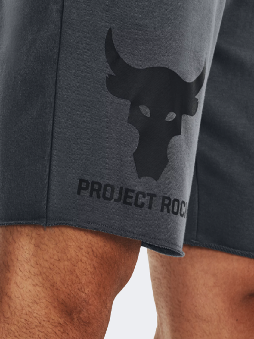 Under Armour Project Rock Terry Brahma Bull Men Training Short Grey/Black