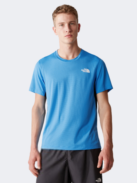 The North Face Lightbright Men Hiking T-Shirt Super Sonic Blue
