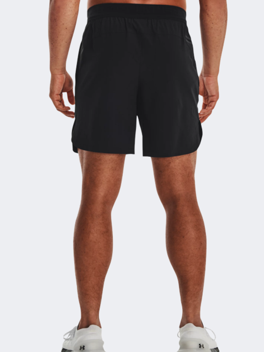 شورت تدريب رجالي Under Armour Armourprint Peak Woven أسود