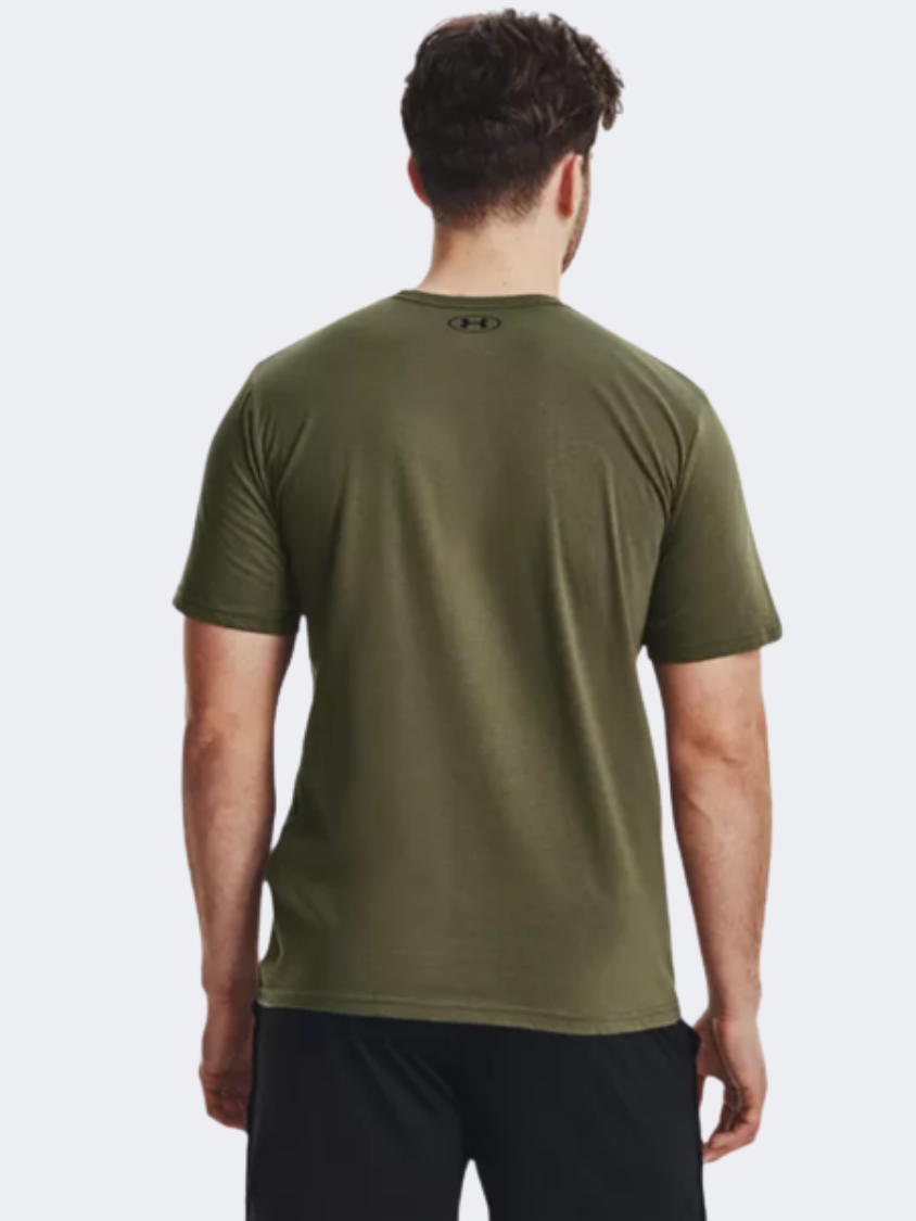 Under Armour Sportstyle Left Chest Men Training T-Shirt Marine Green/Black