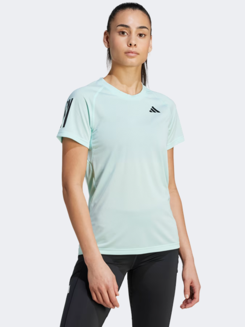 Adidas Club Women Tennis T-Shirt Semi Flash Aqua – Mike Sport Iraq