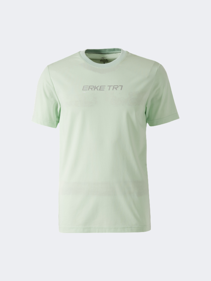 Erke Crew Neck Men Lifestyle T-Shirt Light Green