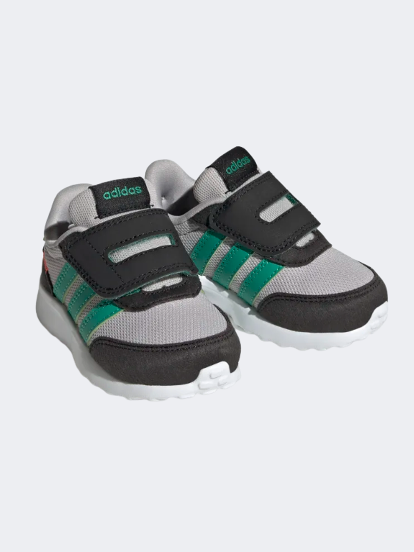 Adidas Run 70S Infant-Boys Running Shoes Grey/Green
