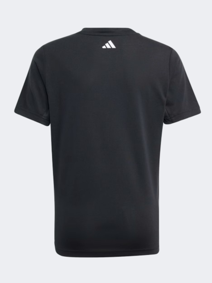 Adidas Hiit Graphic Boys Sportswear T-Shirt Black/Lime