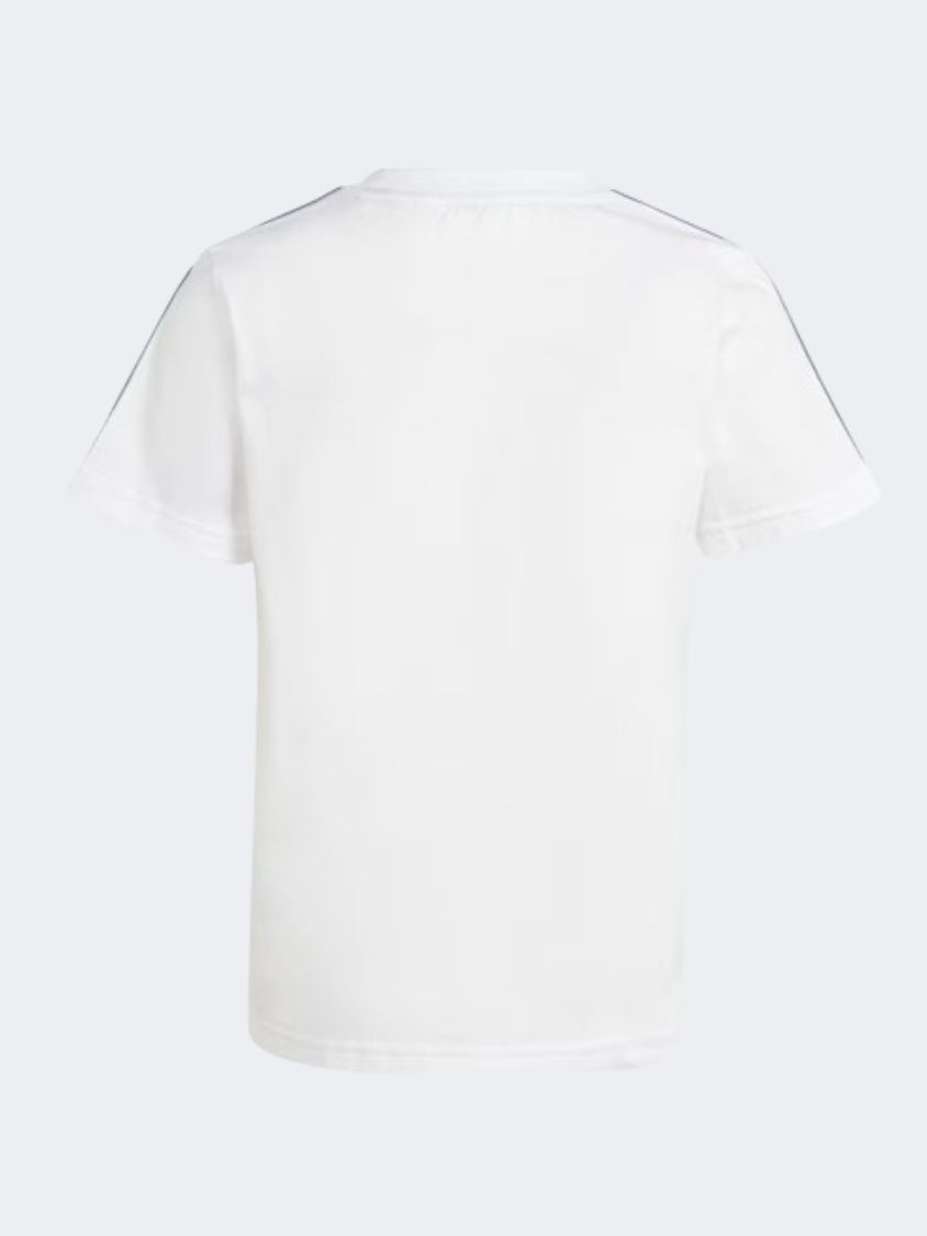 Adidas Essential 3S Little Boys Sportswear Set White/Preloved Ink