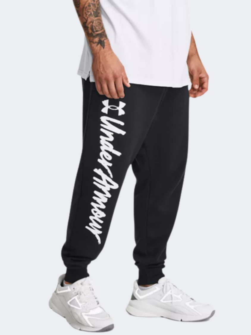 Under Armour Rival Fleece Men Lifestyle Pant Black/White