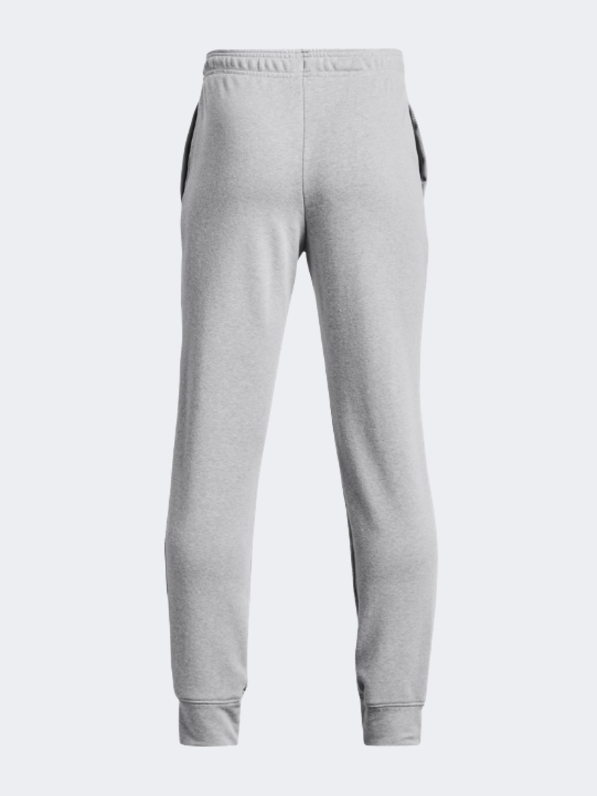 Under Armour Rival Terry Men Lifestyle Pant Gray/White