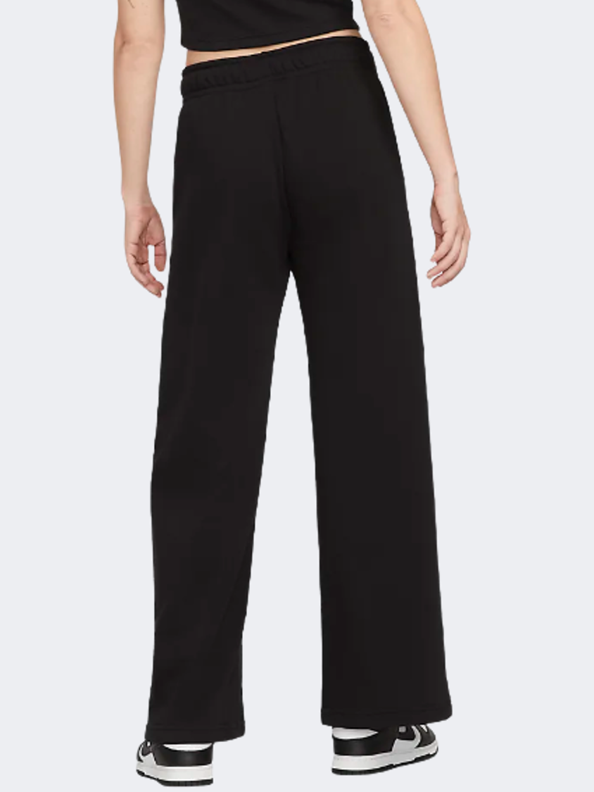 بنطال نسائي لايف ستايل Nike Club أسود/أبيض