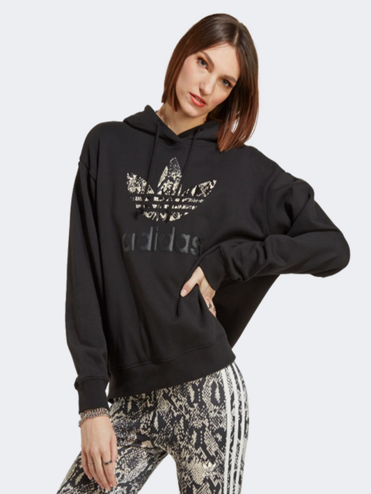Adidas Logo Women Originals Hoody Black