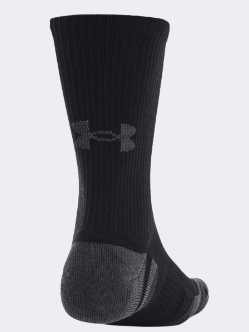 Under Armour Performance Tech 3Pk Unisex Training Sock Black/Jet Grey