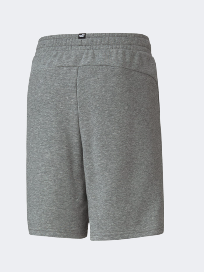Puma Essentials Youth Boys Lifestyle Short Grey Heather