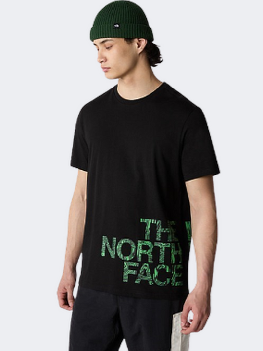 The North Face Blown Up Logo Men Lifestyle T-Shirt Black/Green