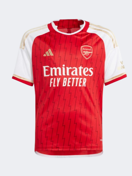Adidas Arsenal Fc Home Boys Football T-Shirt Better Scarlet/White