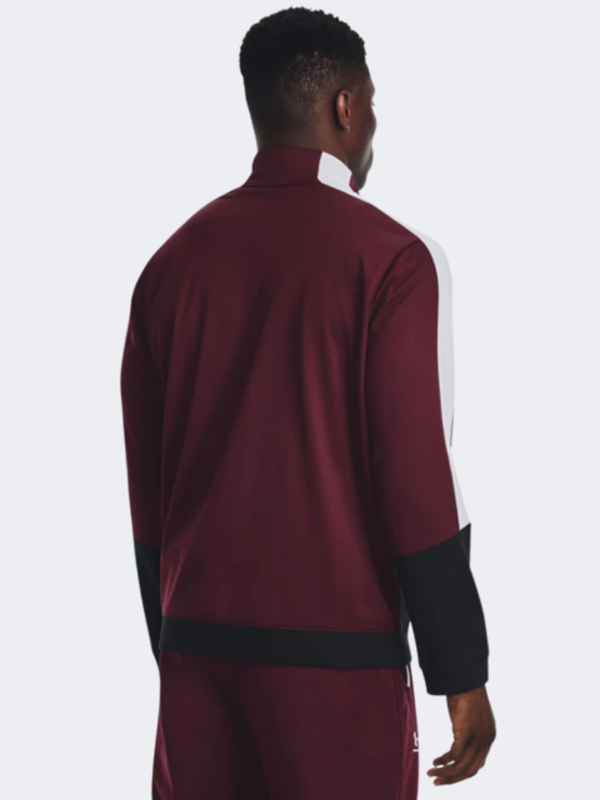 Under Armour Tricot Men Training Jacket Maroon/Black/White