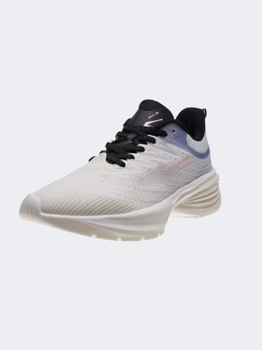 Erke Cushioning Women Running Shoes White/Black