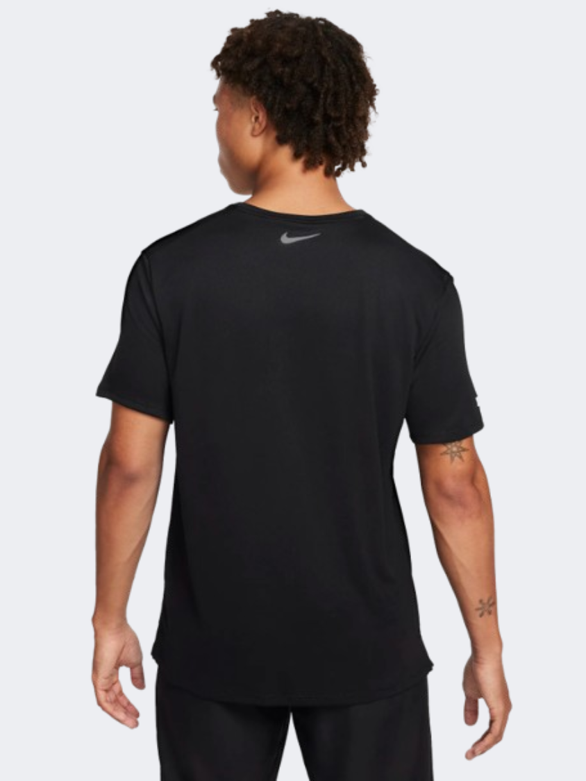 Nike Flash Miler Men Running Long Sleeve Black/Silver