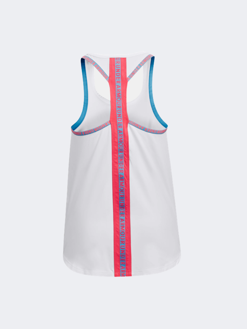 Under Armour Knockout Girls Training Tank White/Multi