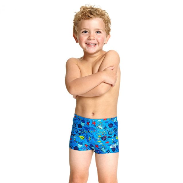 Zoggs Sea Life Hip Racer Boys Swim Swim Tight Blue/Multicolor