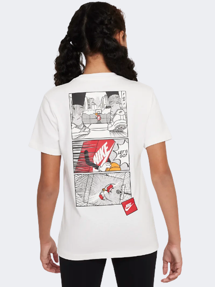 Nike Sportswear Boys Lifestyle T-Shirt White