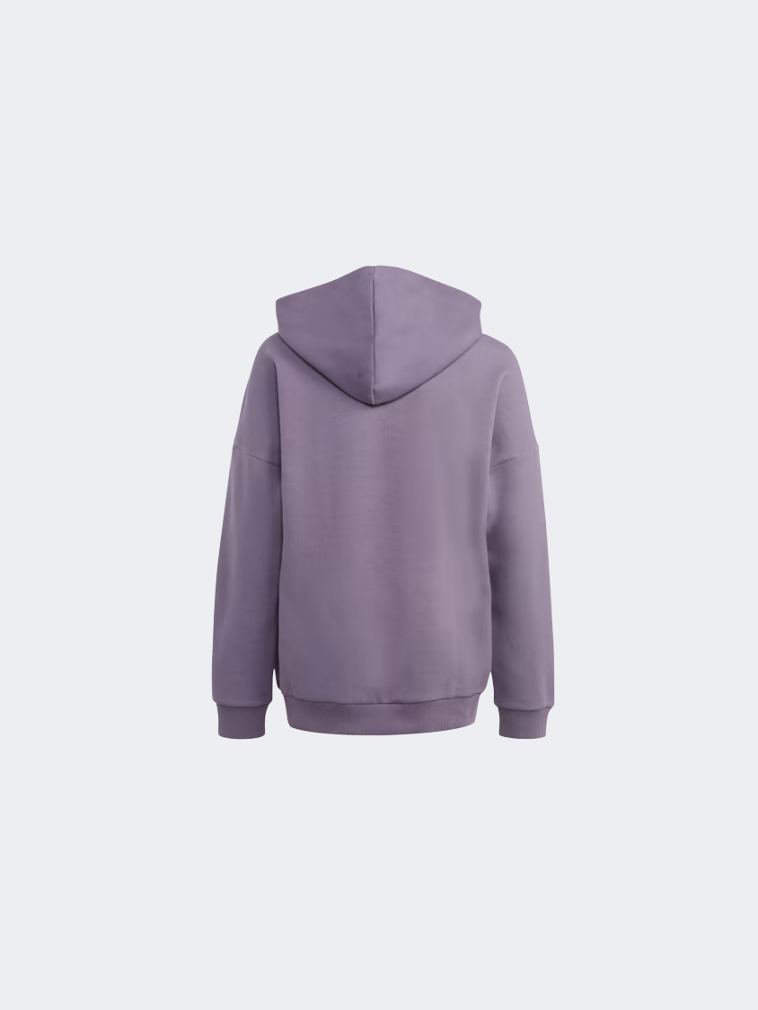 Adidas Future Icons Logo Kids-Girls Sportswear Hoody Shadow Violet