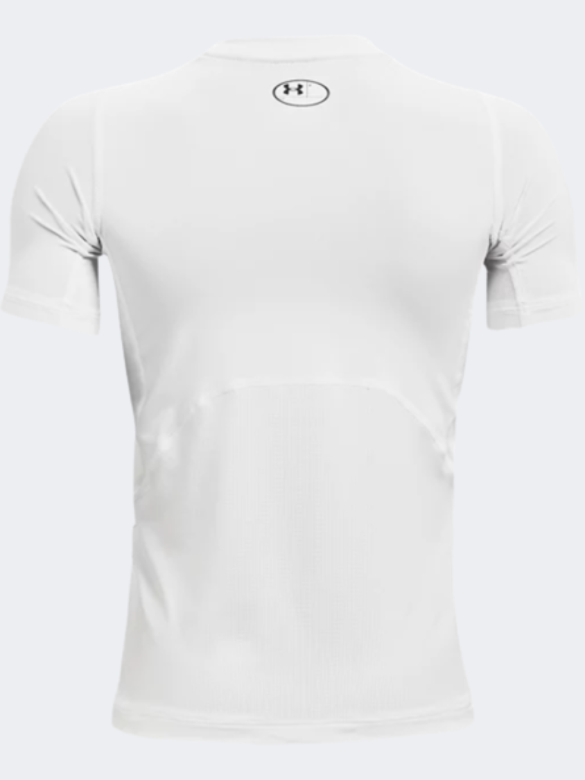 Under Armour  Boys Training T-Shirt White/Black