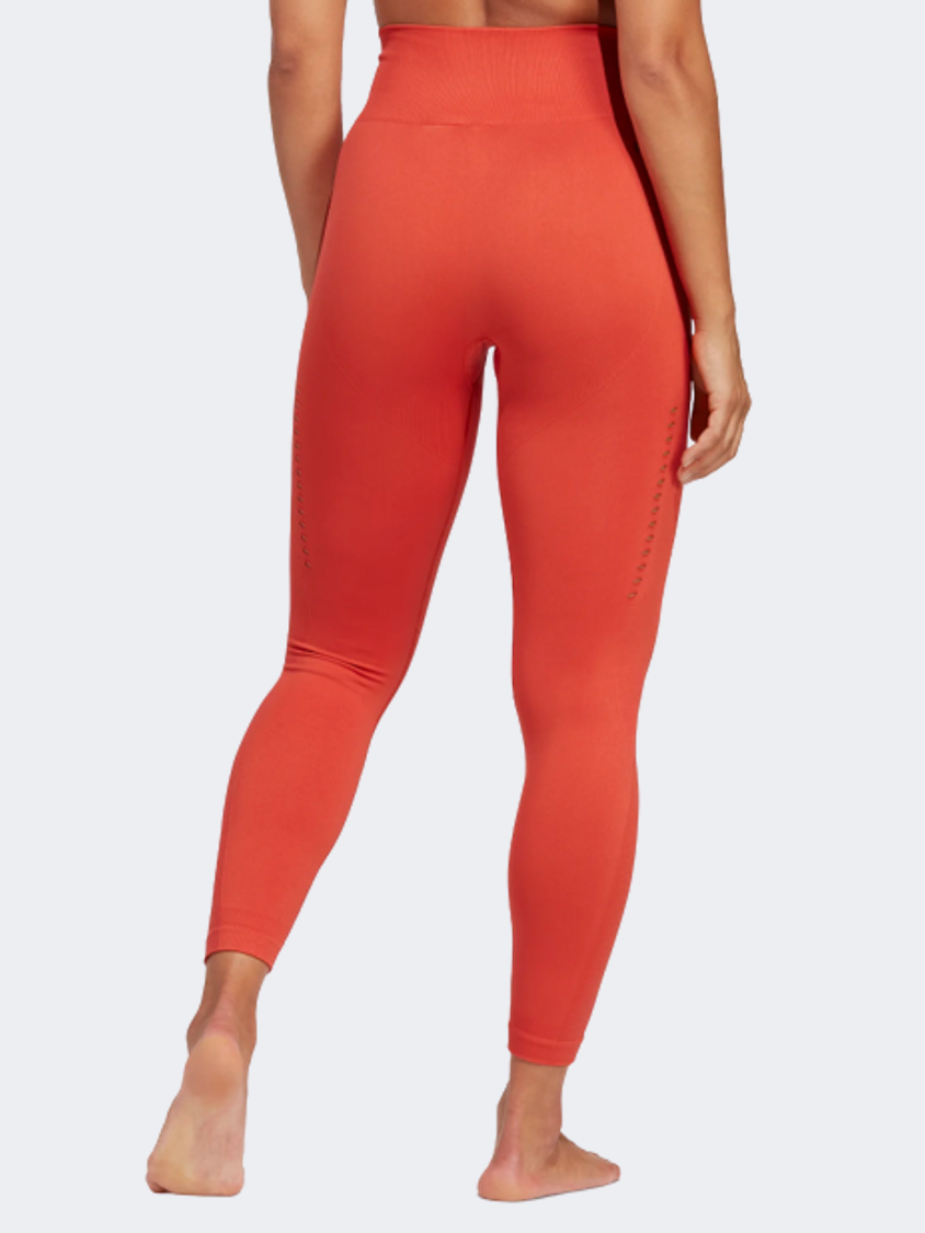 Adidas Yoga Seamless 7/8 Women Training Tight Orange