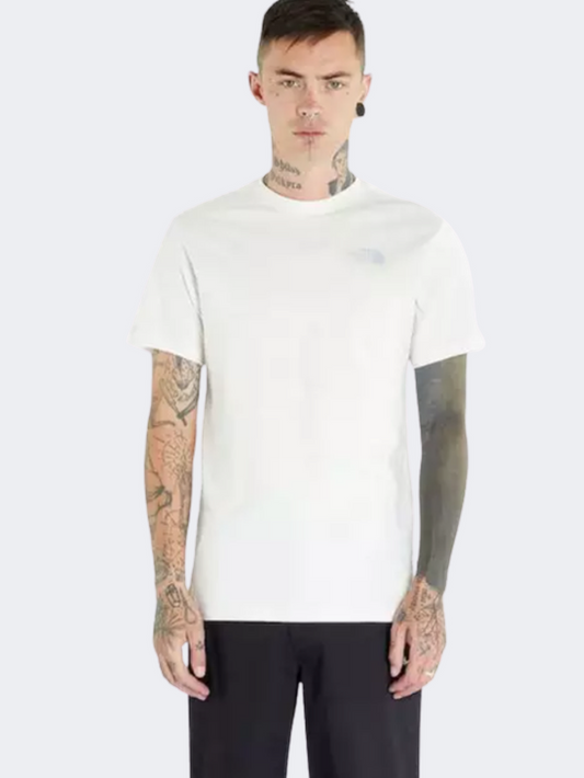 The North Face Vertical Nse Men Lifestyle T-Shirt Gardenia White
