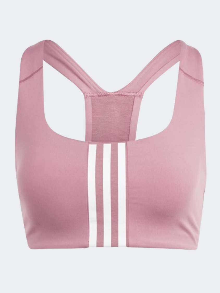Adidas Power Impact Women Training Bra Wonder Orchid/White