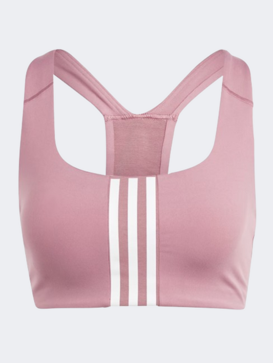Adidas Power Impact Women Training Bra Wonder Orchid/White