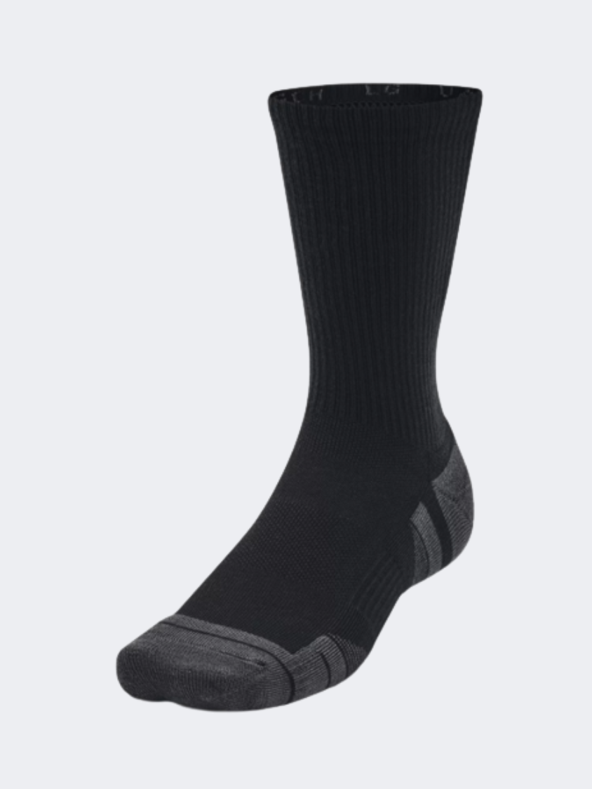 Under Armour Performance Tech 3Pk Unisex Training Sock Black/Jet Grey