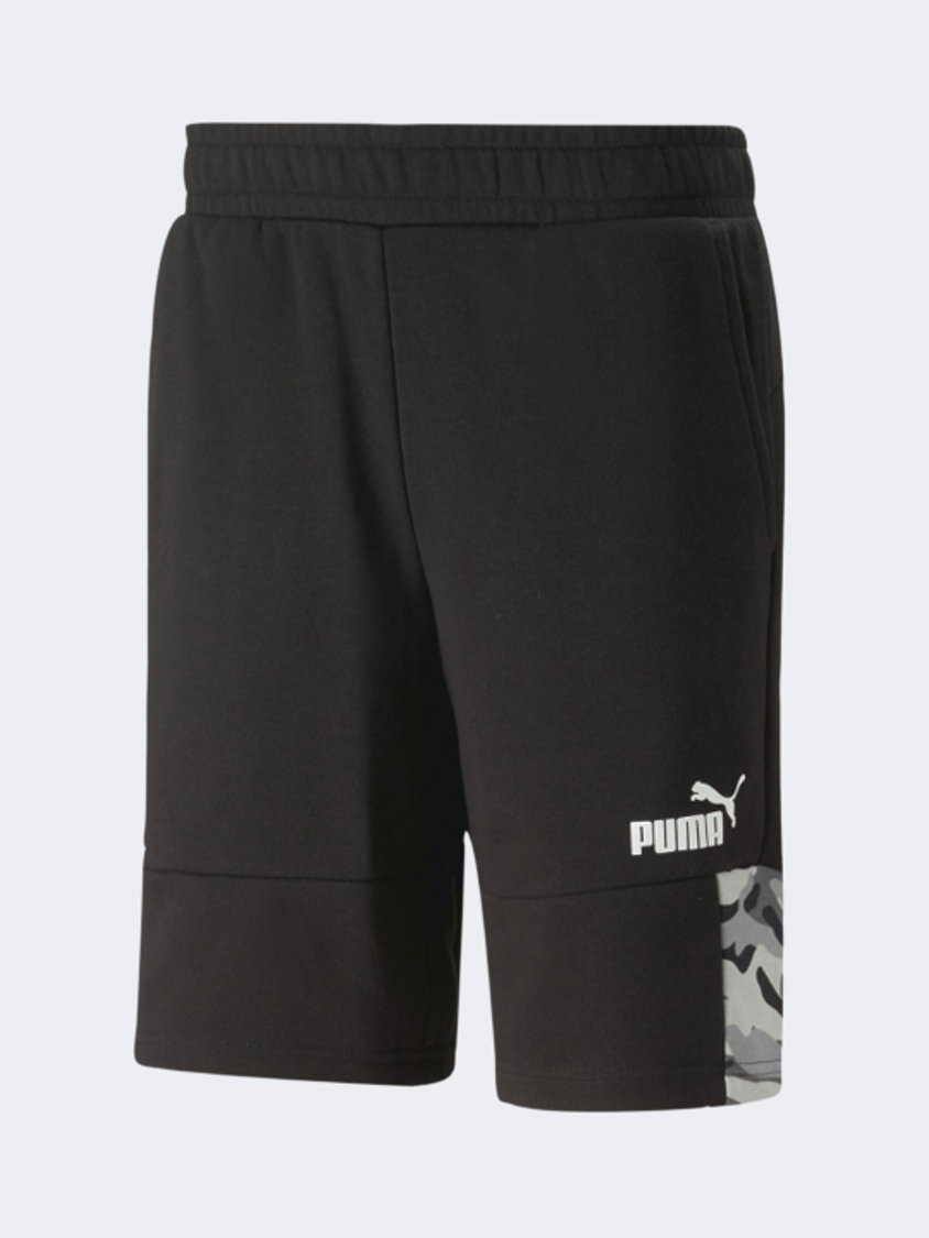 Puma Ess Block Camo 10 '' Tr Men Lifestyle Short Black