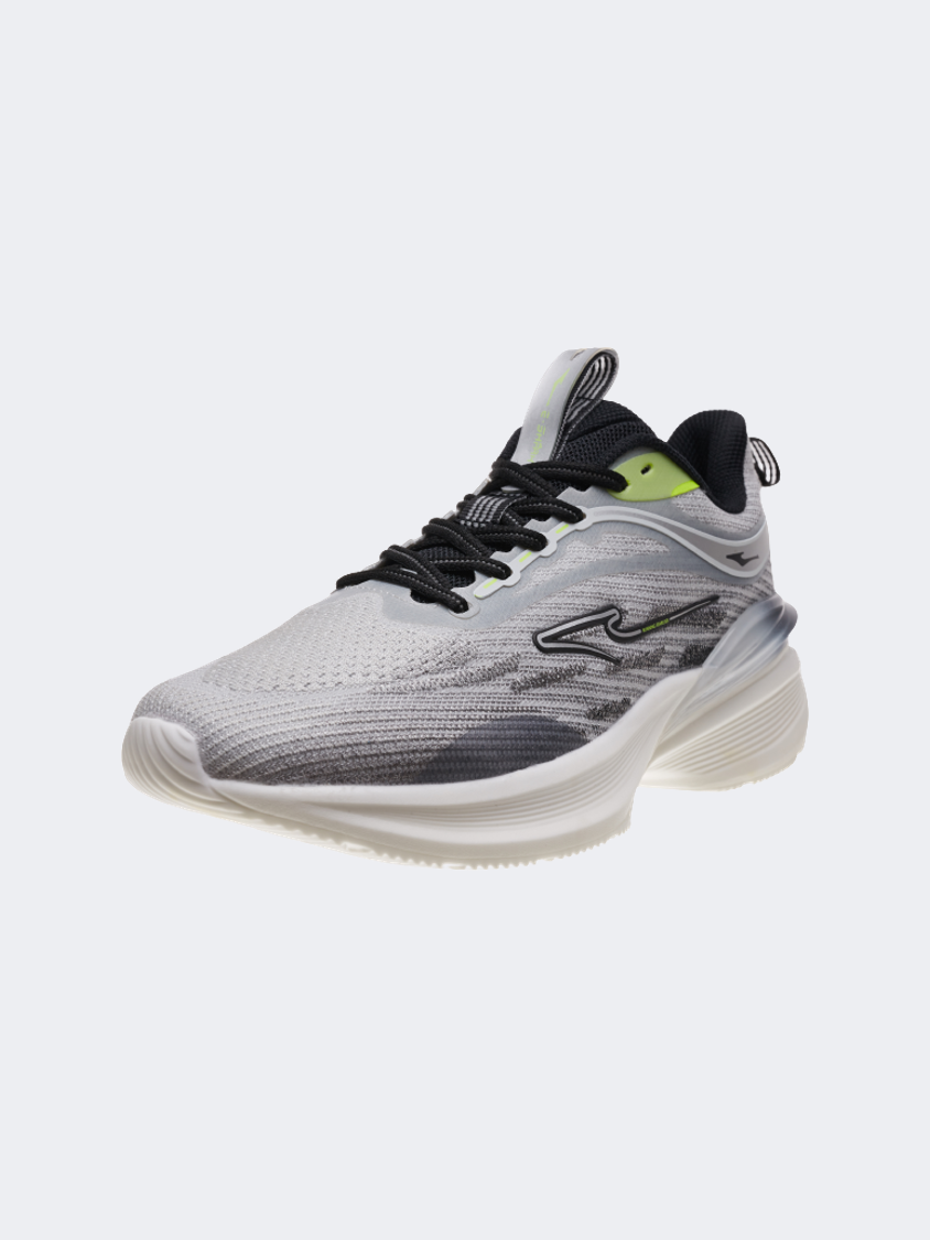 Erke Men Running Shoes Light Grey