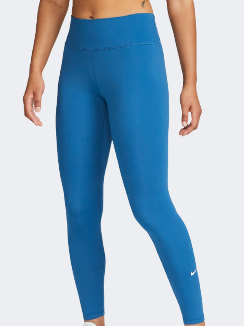 Nike One Women's Training Tights - Industrial Blue/White