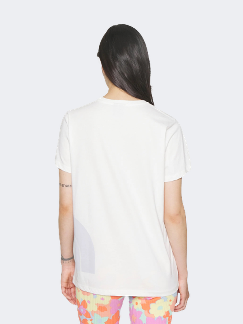 The North Face Blown Up Logo Women Lifestyle T-Shirt Gardenia White/Dusty