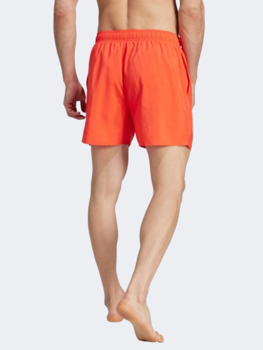 Adidas Solid Clx Men Swim Short Bright Red/Lemon
