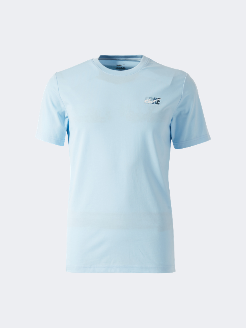Erke Crew Neck Men Lifestyle T-Shirt Light Blue