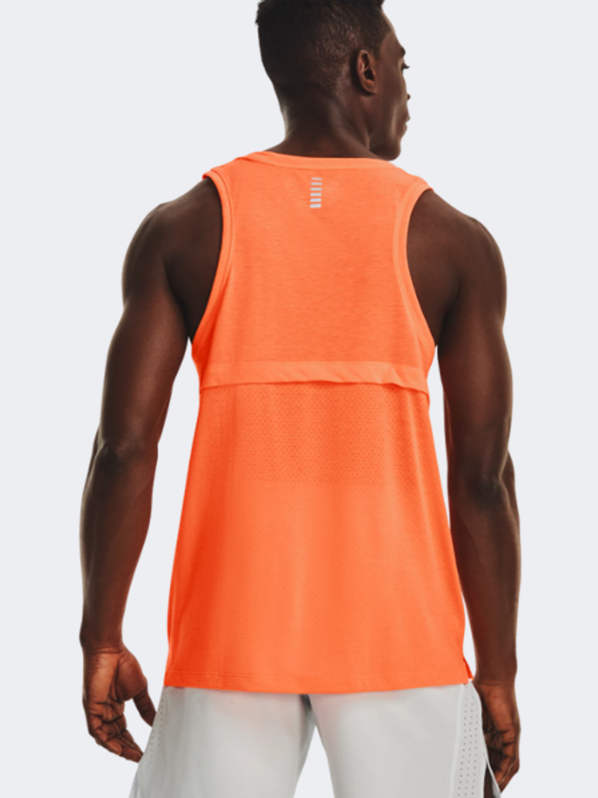 Under Armour Streaker Run Men Running Tank Orange