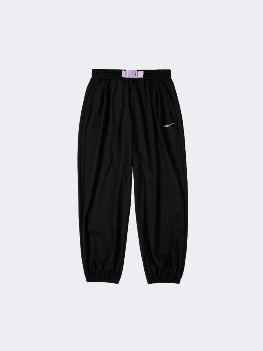 Erke Knitted Cropped Kids-Girls Lifestyle Pant Black