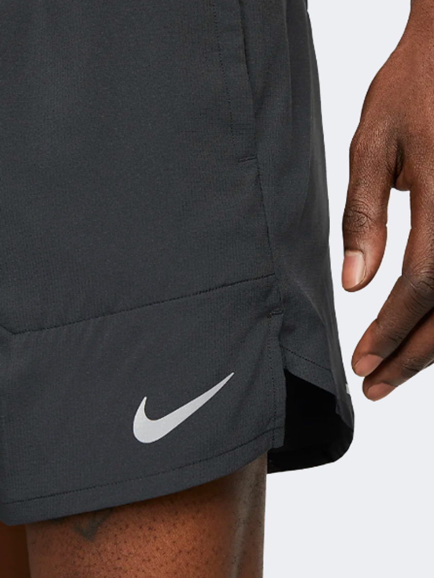 Nike Dri-Fit Stride 13Cm Men Running Short Black Dm4755-010