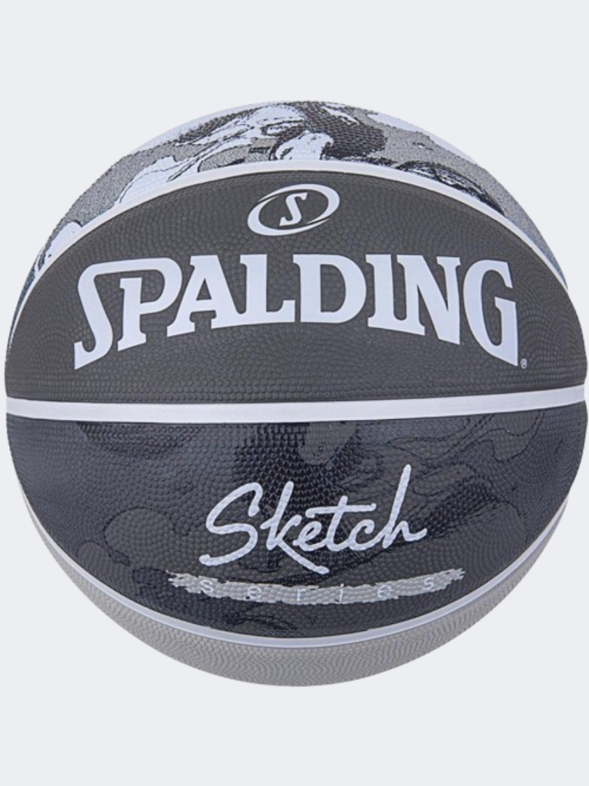 Spalding Sketch Series Basketball Ball Black/Grey