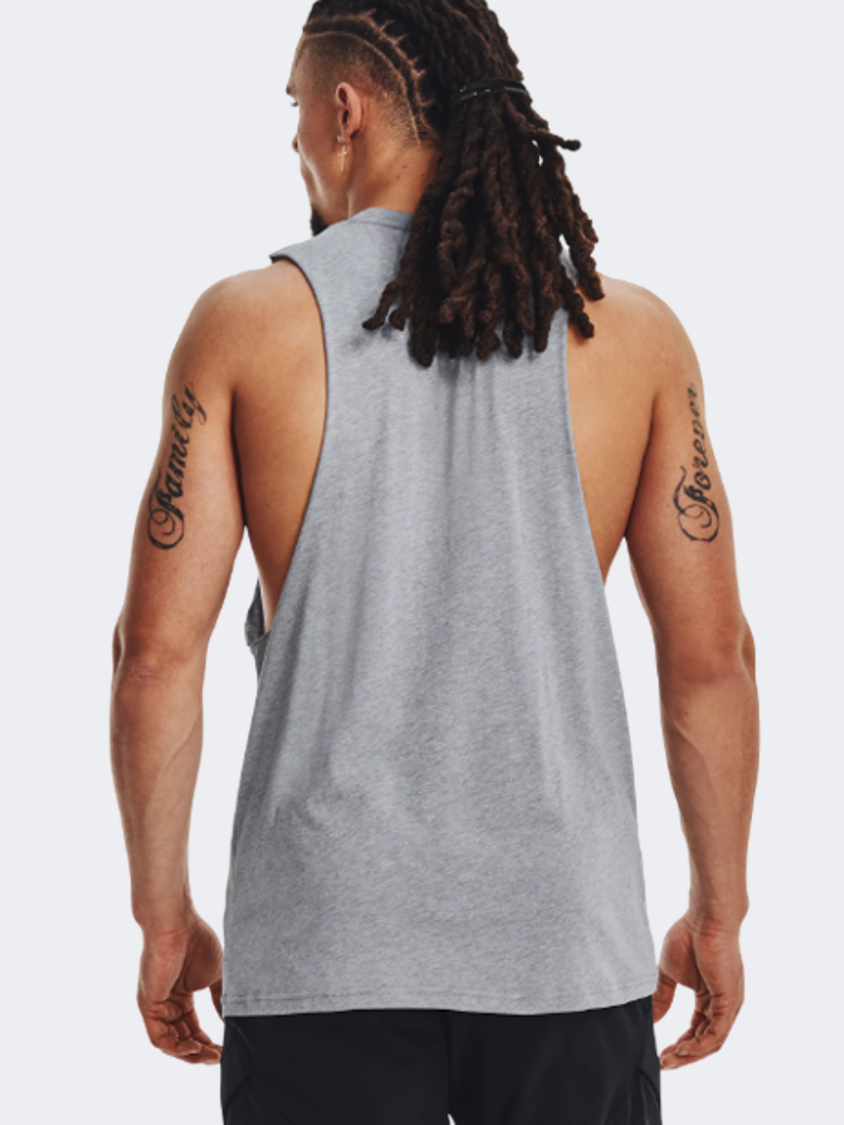Under Armour Project Rock Brahma Bull Men Training Tank Grey/Black