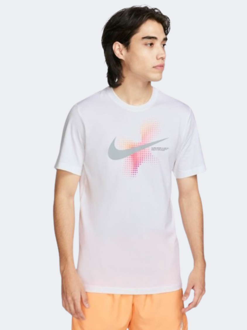 Nike 6Mo Swoosh Men Lifestyle T-Shirt White
