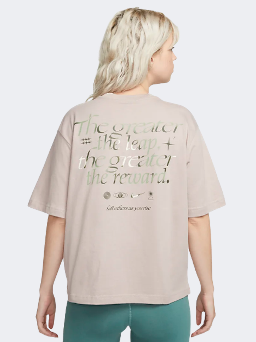 Nike Sportswear Women Lifestyle T-Shirt Diffused Taupe
