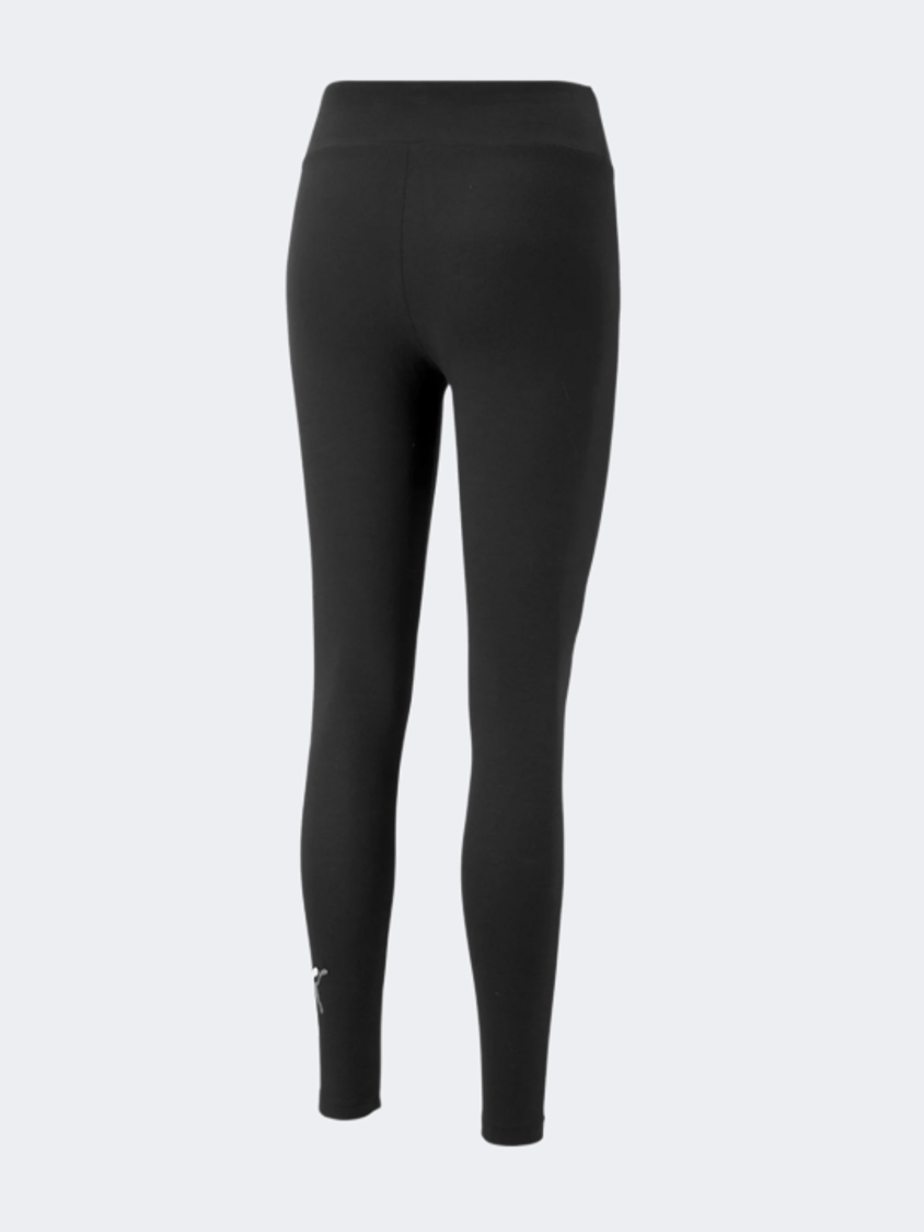 Puma Essentials+ Logo Power Women Lifestyle Tight Black