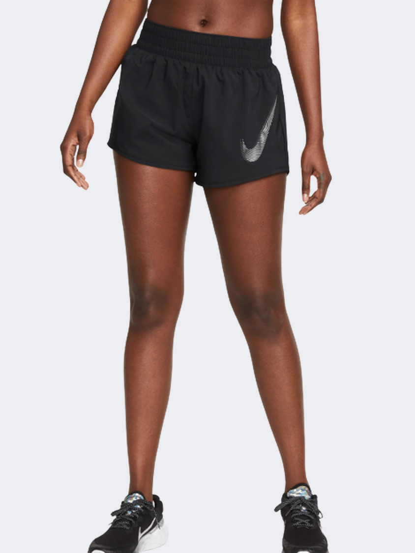 Nike One Swoosh Hbr Women Running Short Black/Cool Grey – Mike