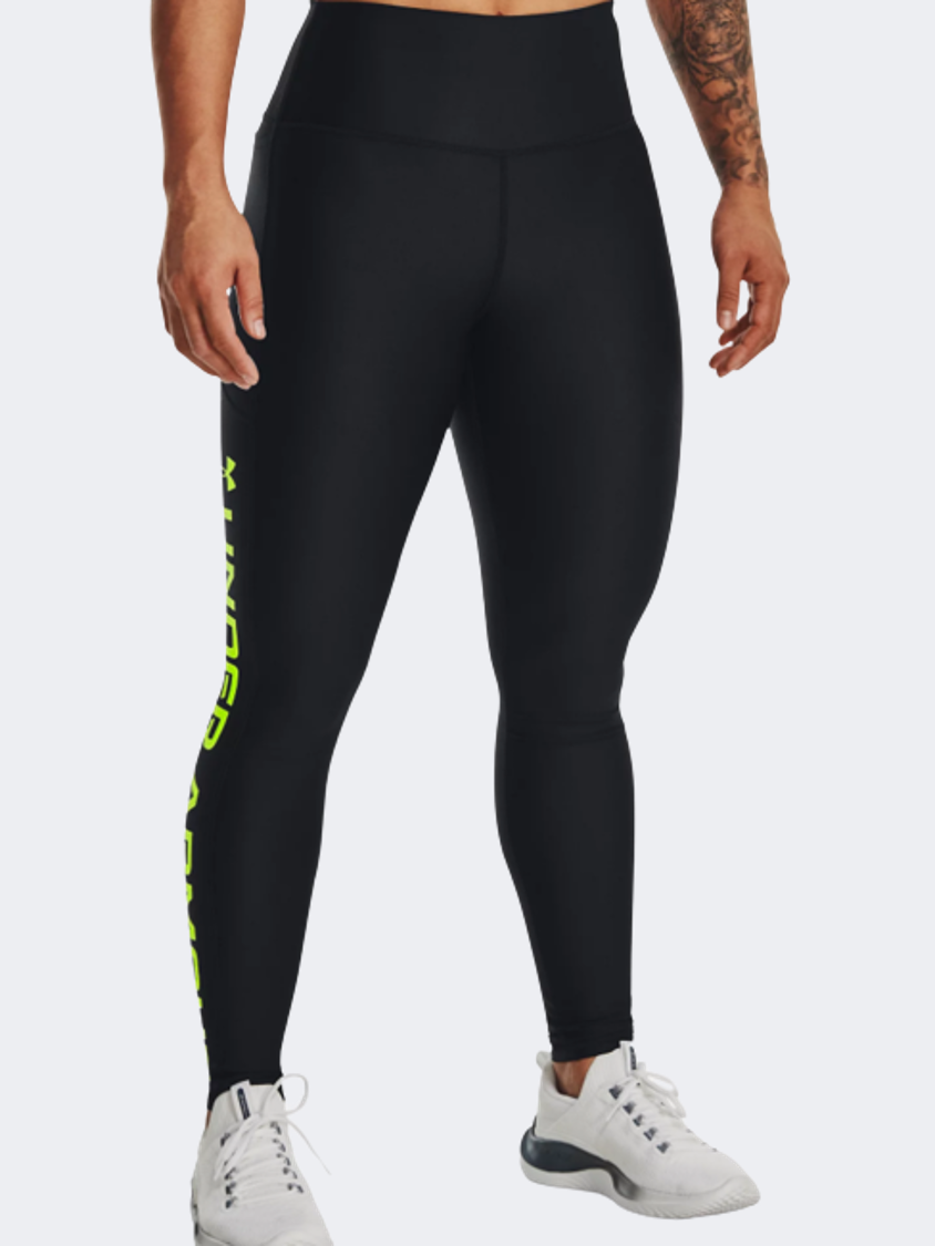 Under Armour New Branded Women Training Tight Black/Lime